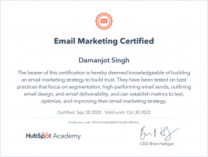 Hubspot email Marketing certi (1)